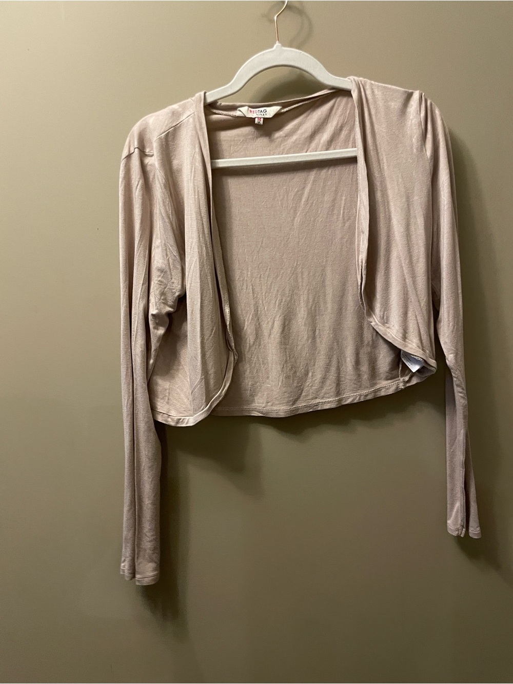 Women’s Beige Cropped Cardigan